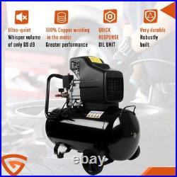 Portable 50L Litre Air Compressor 9.6CFM 2.5HP 115 PSI 8 BAR & 5 Piece Tool New