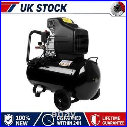 Portable 50L Litre Air Compressor 9.6CFM 2.5HP 115 PSI 8 BAR & 5 Piece Tool UK