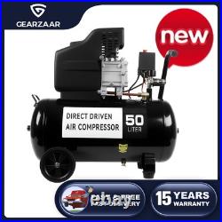 Portable 50l Litre Ltr Air Compressor 9.6cfm 2.5hp 3000rpm & Air Pump Air Duc Portable 50l Litre Ltr Air Compressor 9.6cfm 2.5hp 3000rpm & Air Pump Air Duc