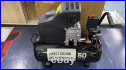 Portable 50l Litre Ltr Air Compressor 9.6cfm 2.5hp 3000rpm Tire Type 8 Bar Uk