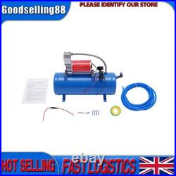 Portable Air Compressor 100psi 12V with 6 Liter Tank For Air Horn With 1.6GAL Tank Portable Air Compressor 100psi 12V with 6 Liter Tank For Air Horn With 1.6GAL Tank