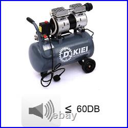 Portable Air Compressor 25 Litre 2.5HP 8BAR 115psi 8CFM Low Noise Oil Free 25L