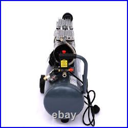 Portable Oil Free Air Compressor 25L Litre Silent 8CFM 2.5HP 8 Bar 1400rpm Wheel