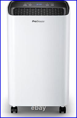 Pro Breeze 6L Compressor Dehumidifier with 2L Water Tank, 6 Litre, White