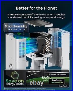 Pro Breeze PB-20 30Litre Smart Compressor Dehumidifier with 4L Water Tank