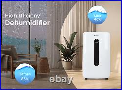 PureMate 20 Litre Portable Anti-Bacterial Dehumidifier with Air purifier