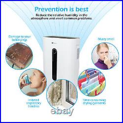 PureMate 20 Litre Portable Anti-Bacterial Dehumidifier with Air purifier