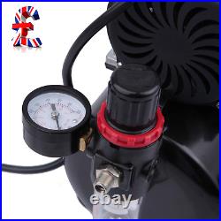 Quality Professional Piston Airbrush Compressor with Cooling down Fan A