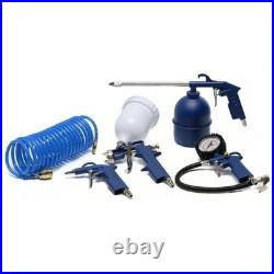 SGS 100 Litre Air Compressor & 5 Pc Air Tool Kit, 13.8CFM 3HP, Twin Air Outlets