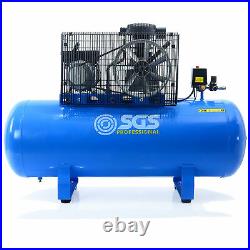 SGS 150 Litre Belt Drive Air Compressor With FREE Oil