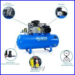 SGS 150 Litre Belt Drive Air Compressor With FREE Oil