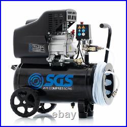 9.5CFM 2.5 SGS 50 Litre Direct Drive Air Compressor With Integrated Hose Reel