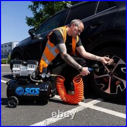 SGS 24 Litre Silent Air Compressor Low Noise 0.75HP 115PSI 220V 4.6CFM