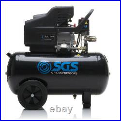 SGS 50 Litre Direct Drive Air Compressor 9.6CFM, 2.5HP, 50L