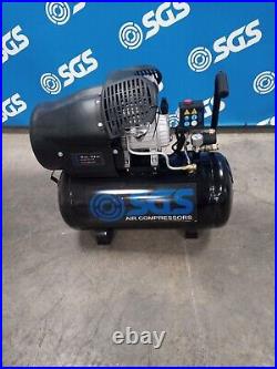 SGS 50 Litre Direct Drive V-Twin High Power Air Compressor SC50V RS388