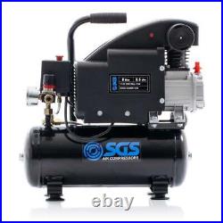 SGS 8 Litre Direct Drive Air Compressor & Starter Kit 5.5CFM 1.1HP