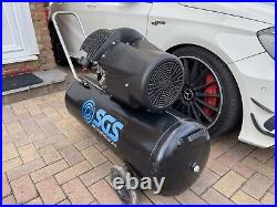 SGS SC100V Air Compressor 100 Litre Direct Drive 14.6 CFM 3.0 HP 100L BLACK