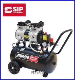 SIP Air Compressor Direct Drive 2hp 24 Litre Low Noise 24l Oil Free Compressor