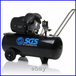 Sc100v 100 Litre Direct Drive Air Compressor 19-12-22 3