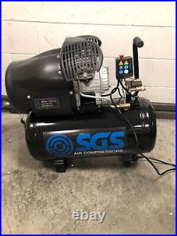 Sc50v 50 Litre Direct Drive V-twin High Power Air Compressor 1-6-22 23