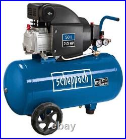 Scheppach 1.5hp 50 Litre Electric Air Compressor 8 Bar Pressure