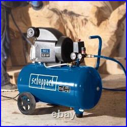 Scheppach 1.5hp 50 Litre Electric Air Compressor 8 Bar Pressure