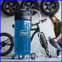 Scheppach HC51V 240V Vertical 50 Litre Air Compressor, 1500W, 10 Bar, 220L/min