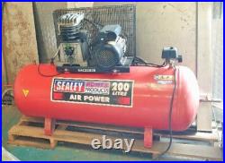 Sealey 200 litre workshop air compressor single phase 240 volt COLLECT ONLY Sealey 200 litre workshop air compressor single phase 240 volt COLLECT ONLY
