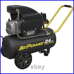 Sealey Air Compressor 24 Litre Direct Drive 2HP 110V 116PSI