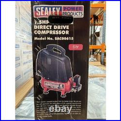Sealey Belt Drive Oil Free Compressor (6 Litre, 1hp, 6.35cfm Displacement)