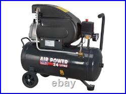 Sealey Compressor 24 Litres Direct Drive 2hp 230v 130L/min 116psi Black SAC2420E