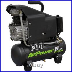Sealey SAC0610E Air Compressor 6 Litre 240v