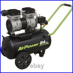 Sealey SAC2410S Direct Drive Low Noise Air Compressor 24 Litre 240v