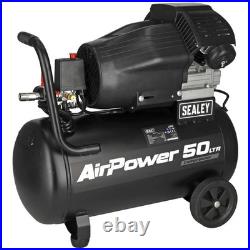 Sealey SAC5030VA V-Twin Direct Drive Air Compressor 50 Litre 240v