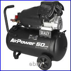 Sealey SAC5030VA V-Twin Direct Drive Air Compressor 50 Litre 240v