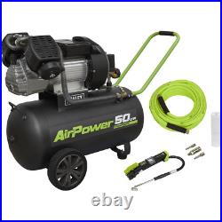 Sealey SAC5030VE Air Compressor 50 Litre & Air Accessory Kit