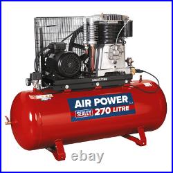 Sealey SAC62710B 3 Phase Electric Air Compressor 270 Litre 415v