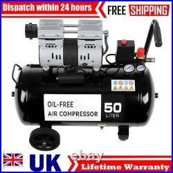 Silent Air Compressor 50 Litre Oil Free 220V/ 50HZ 1600RPM BrandNew Gear Brand