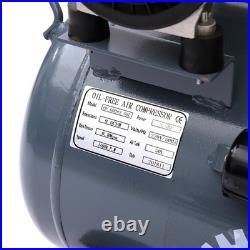 Silent Air Compressor 50Litre Oil Free 3.5HP 9.6CFM Oil Free 8 Bar / Low Noise