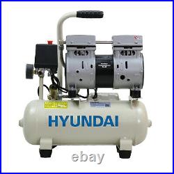 Silent Air Compressor 8L 24L or 24L Litre Ltr Oil Free Range Options Hyundai