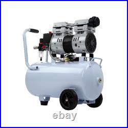 Silent Air Compressor Low Noise 24 Litre Oil Free Gearzaar Professional Lprdzxdj