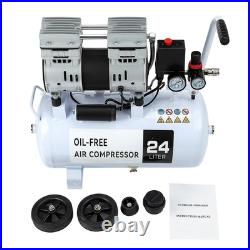 Silent Air Compressor Low Noise 24 Litre Oil Free Gearzaar Professional Tool Silent Air Compressor Low Noise 24 Litre Oil Free Gearzaar Professional Tool