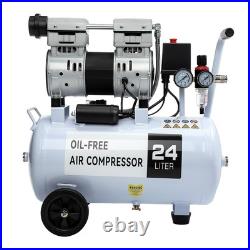 Silent Air Compressor Low Noise 24 Litre Oil Free Gearzaar Professional Tool Silent Air Compressor Low Noise 24 Litre Oil Free Gearzaar Professional Tool