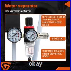 Silent Air Compressor Low Noise 24 Litre Oil Free Gearzaar Professional Tool KY