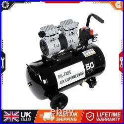 Silent Air Compressor Low Noise 50 Litre Oil Free 220V 1600RPM BrandNew Best