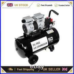 Silent Air Compressor Low Noise 50 Litre Oil Free 220V 1600RPM BrandNew New