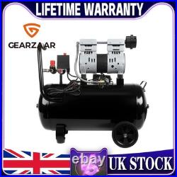 Silent Air Compressor Low Noise 50 Litre Oil Free 220V 1600RPM BrandNew UK Brand