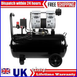 Silent Air Compressor Low Noise 50 Litre Oil Free 220V 1600RPM BrandNew UK Gear