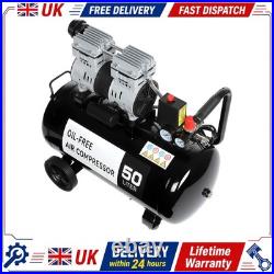 Silent Air Compressor Low Noise 50 Litre Oil Free 220V/ 50HZ 1600RPM Best