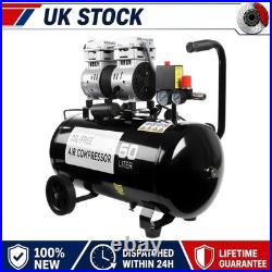 Silent Air Compressor Low Noise 50 Litre Oil Free 220V/ 50HZ 1600RPM Best Gear